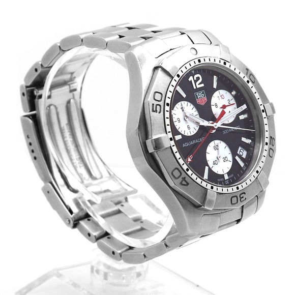 Tag Heuer Watch Aquaracer CAF1110.BA0804 Chronograph 300M - Picture 3 of 8